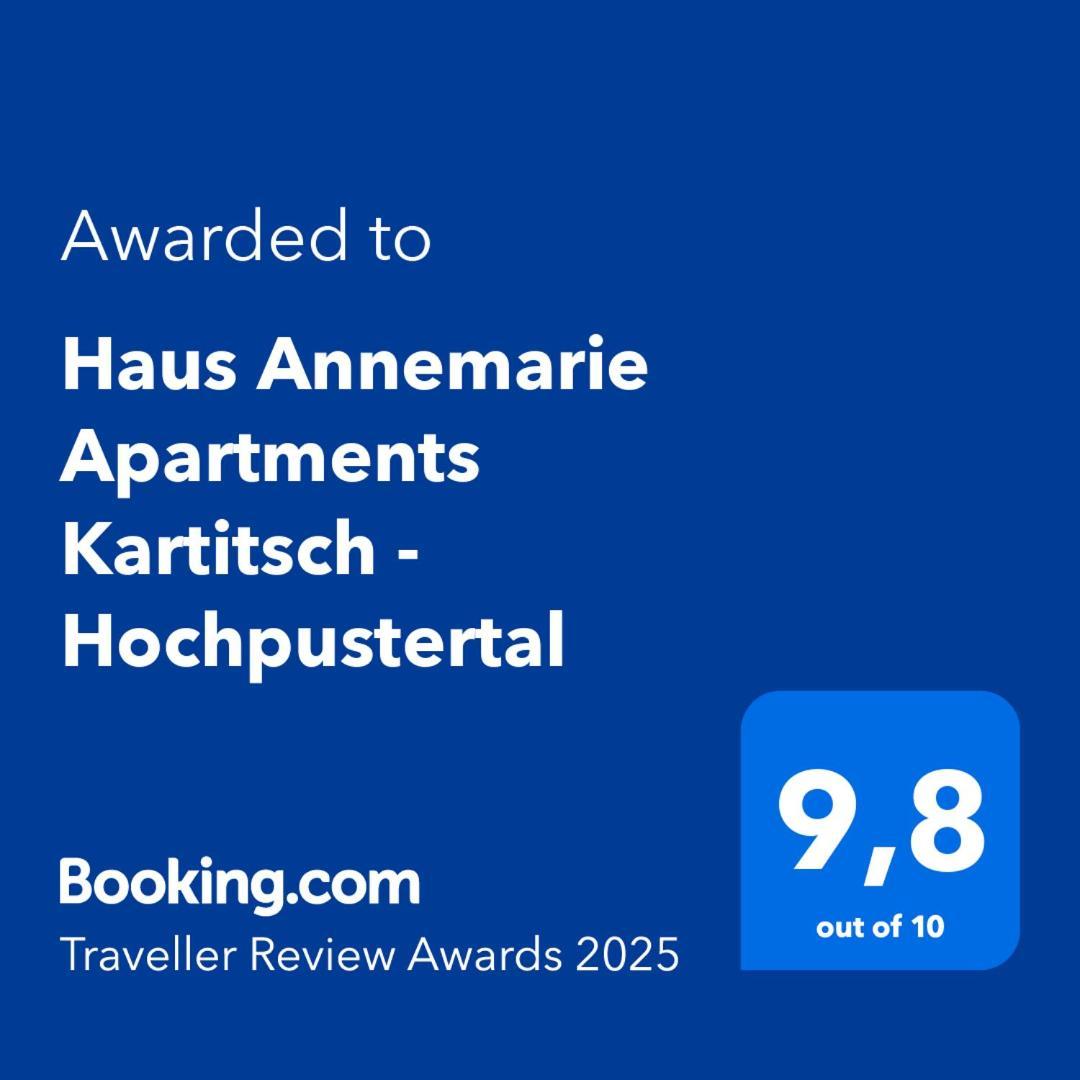Haus Annemarie Apartments Kartitsch - Hochpustertal Buitenkant foto